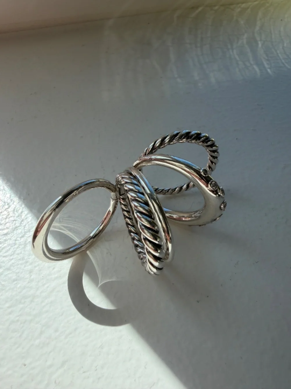 David Yurman Five Row Pure Form Ring - Picture 3 of 9